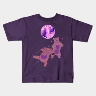 disco party animals Kids T-Shirt